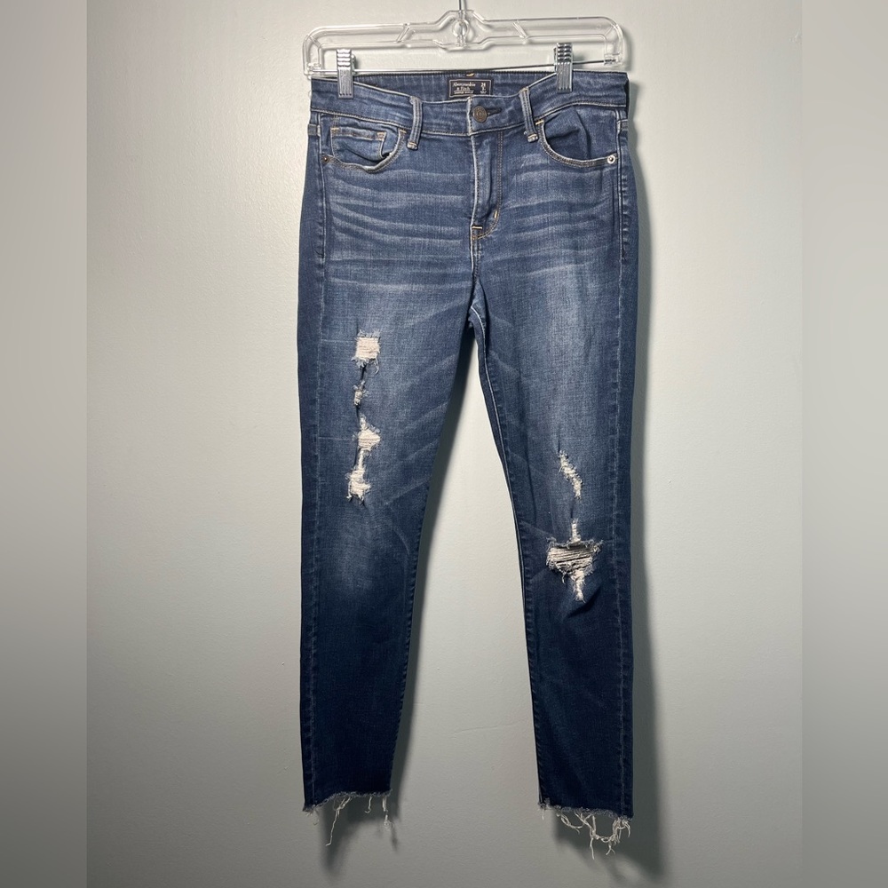 • Abercrombie & Fitch Harper Ankle Jeans Denim Jeans Size 26/2R